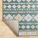 Zarinah Coastal Medium Green Area Rug