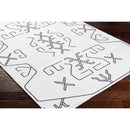 Celisa Modern Ivory Washable Area Rug