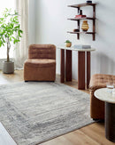 Maja Rustic Light Gray Area Rug