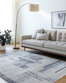 Iran Rustic Denim Area Rug