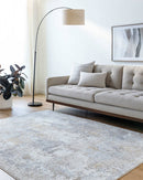 Susette Rustic Charcoal/Light Brown Area Rug