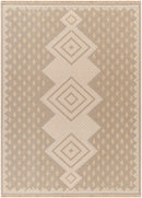 Yuriko Cottage Tan Washable Area Rug