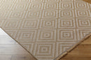 Ayn Cottage Tan/Light Beige Washable Area Rug
