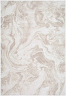 Abran Modern Light Gray Area Rug
