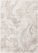Abran Modern Light Gray Area Rug