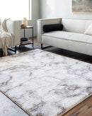 Bonfield Modern Light Silver Area Rug