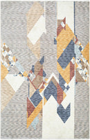 Abrahm Modern Dark Blue Area Rug