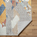 Abrahm Modern Dark Blue Area Rug
