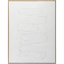 Iram White/Brown Wall Art Piece