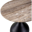 Tramane Cream/Black End Table