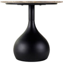 Tramane Cream/Black End Table