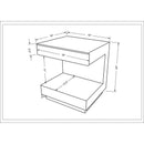 Gaines Brown End Table