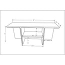 Princeston Brown Console Table