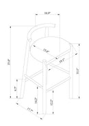 Xia Light Beige Bar Stool