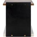 Conard Brown/Black End Table