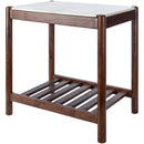 Chaka Cream/Brown End Table