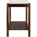 Chaka Cream/Brown End Table