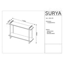 Franklin White Console Table