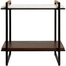 Dashan White End Table