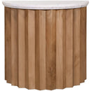 Keyetta White End Table