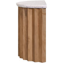 Keyetta White End Table