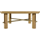 Quinisha Metallic - Brass Coffee Table