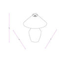 Paarlo Global Beige Table Lamp