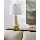 Tedd Global Cream/Gold Table Lamp