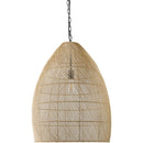 Topsham Rustic Cream/Black Ceiling Lighting