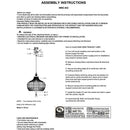 Konstance Rustic Black/White Ceiling Lighting