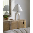 Quenten Global White Table Lamp