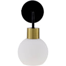 Raymundo Traditional Black/White Wall Sconces