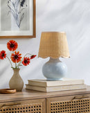 Kolleen Cottage Blue Table Lamp
