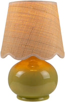 Kolleen Cottage Green Table Lamp