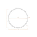Wilkes Traditional Brown Wall Mirror
