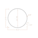 Jaya Modern Gold Wall Mirror
