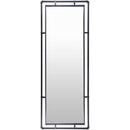 Jennett Rustic Black Wall Mirror