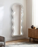 Jametta Modern White Wall Mirror