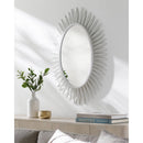 Hulhuizen Modern White Wall Mirror