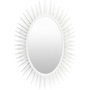 Hulhuizen Modern White Wall Mirror