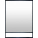 Aldric Rustic Black Wall Mirror