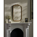 Coralee Traditional Gold Wall Mirror