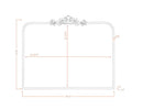 Shawnita Traditional Gold Wall Mirror