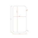 Sylvester Modern Black Wall Mirror