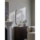 Taisha Modern Black Wall Mirror
