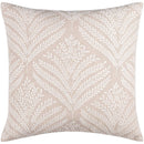 Jacquana Beige Pillow Cover
