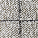 Shareen Cream/Dark Brown Pouf
