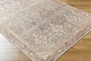 Shalini Traditional Dark Brown Washable Area Rug
