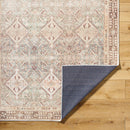 Shalini Traditional Dark Brown Washable Area Rug