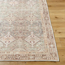 Shalini Traditional Dark Brown Washable Area Rug